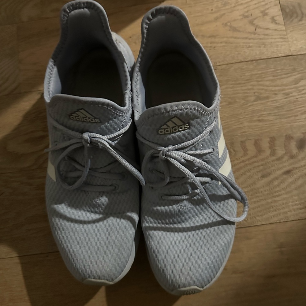 Adidas Light Gray Sneakers Womens cloudfoam